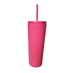 Simple Modern‎ 24oz Hot Pink Studded Matte Tumbler